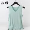 图片 冰丝无痕背心春夏男士夏季马甲T恤大码无袖修身坎肩运动打底衣服