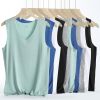 图片 冰丝无痕背心春夏男士夏季马甲T恤大码无袖修身坎肩运动打底衣服