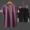 Picture of Men's Breathable Sports Quick-drying Suit Summer New Short-sleeved Men's Running Couple Sportswear Shorts