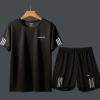 Picture of Men's Breathable Sports Quick-drying Suit Summer New Short-sleeved Men's Running Couple Sportswear Shorts