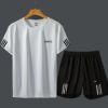 Picture of Men's Breathable Sports Quick-drying Suit Summer New Short-sleeved Men's Running Couple Sportswear Shorts