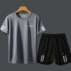 Picture of Men's Breathable Sports Quick-drying Suit Summer New Short-sleeved Men's Running Couple Sportswear Shorts