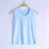 Picture of Spring and Summer Children's Ice Silk Seamless Vest Short-sleeved T-shirt Boys and Girls Middle and Big Children All-match Half-sleeved Base Shirt Single Top