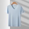 Picture of Men’s Brimless Ice Silk Short-Sleeve T-Shirt, Youth Plus-Size Quick-Dry Breathable Base Layer for Sports, Thin Men’s Apparel