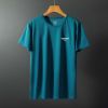 Picture of T-Shirt Men's Fashion Summer 2026 New Light Plate Ice Silk Quick-drying Clothes Short-sleeved Elastic Mesh Round Neck Thin