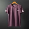 Picture of T-Shirt Men's Fashion Summer 2026 New Light Plate Ice Silk Quick-drying Clothes Short-sleeved Elastic Mesh Round Neck Thin