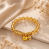 Picture of Gold-Tone Lucky Wealth Glass Bead Bracelet