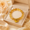 Picture of Gold-Tone Lucky Wealth Glass Bead Bracelet