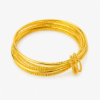 Picture of Gold-Tone Six-Line Stackable Bangle Bracelet